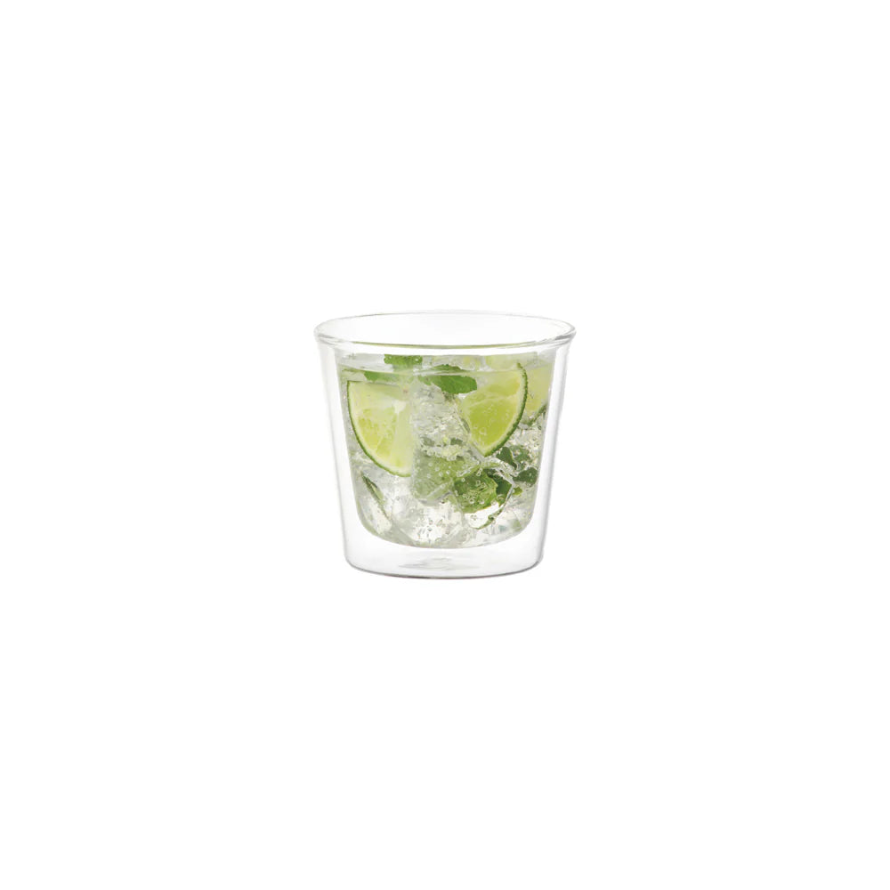 Kinto CAST double wall rock glass 250ml