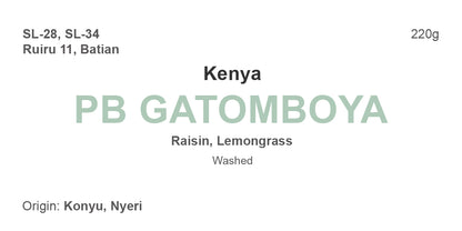 Kenya PB Gatomboya