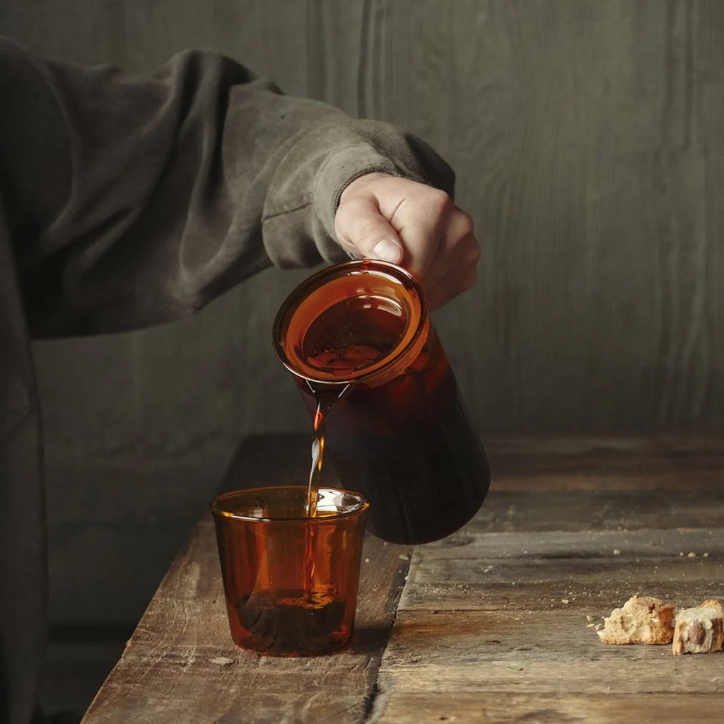 Kinto CAST AMBER double wall glass 250ml